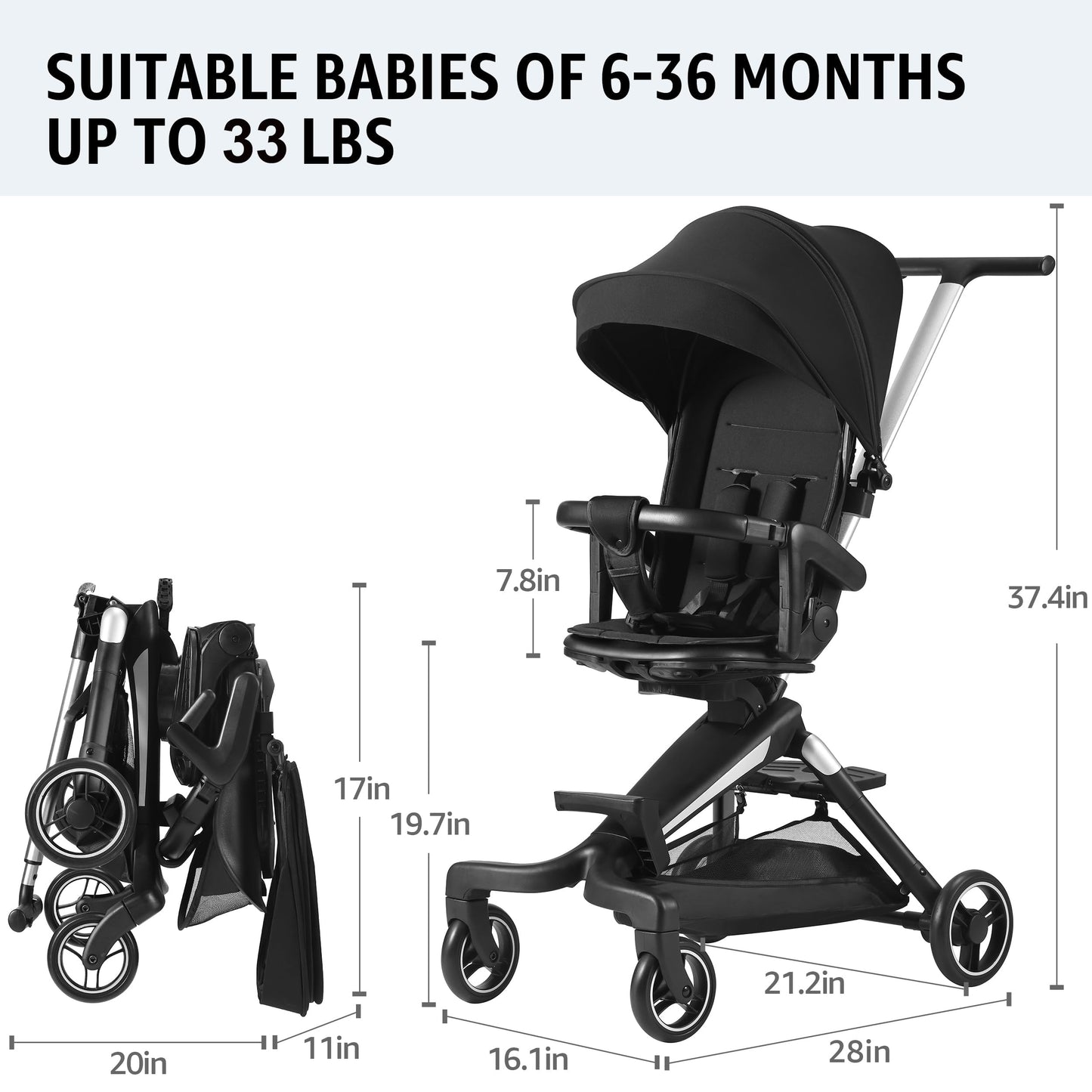 Lightweight Convenience Stroller