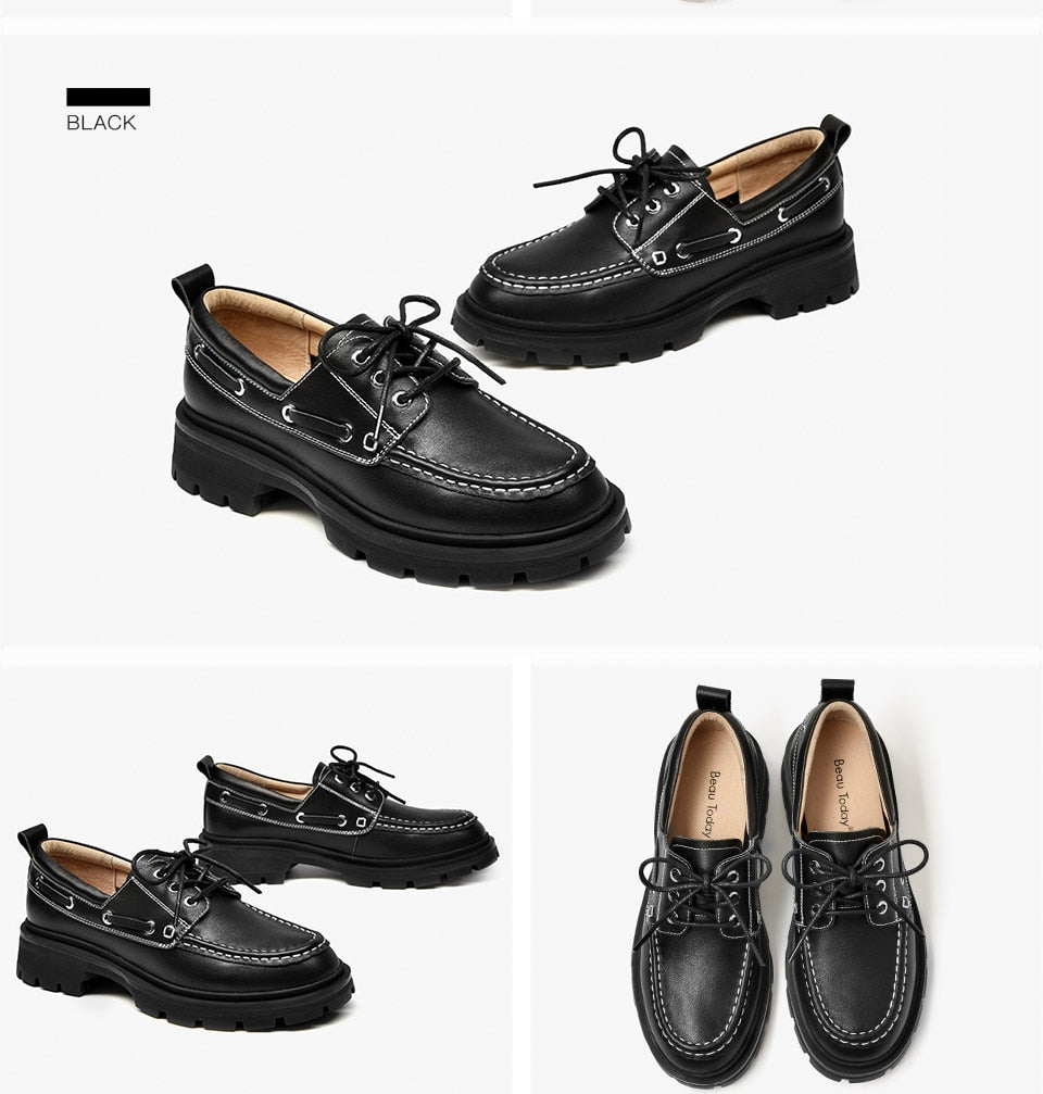 Lace-Up Derby Shoes