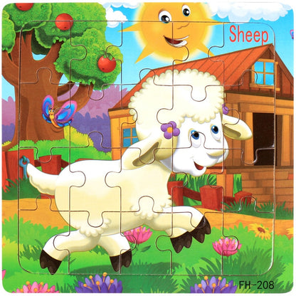 Montessori 3D Puzzle Wood Puzzle