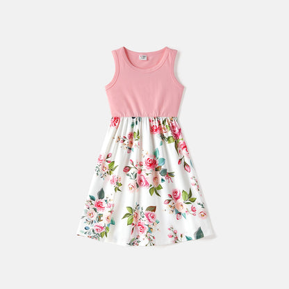 Polo Shirts and Floral Print Tank Dresses