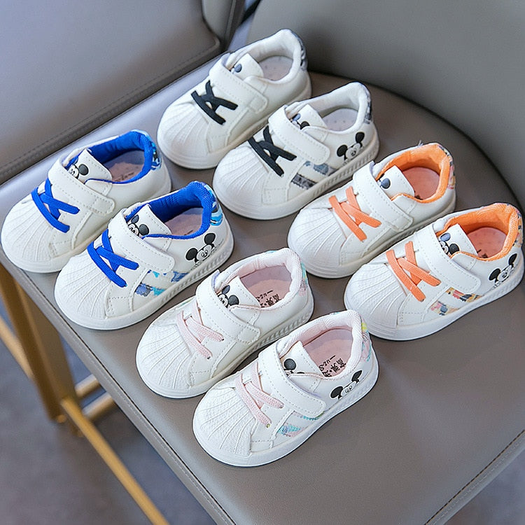 Disney White Casual Sneakers