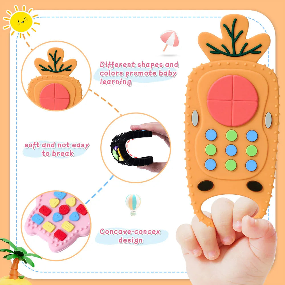 Soothing Remote Silicone Teether