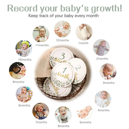 Baby Milestone Monthly Memorial Cards