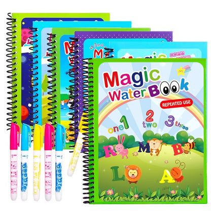 Reusable Magic Water Drawing Book